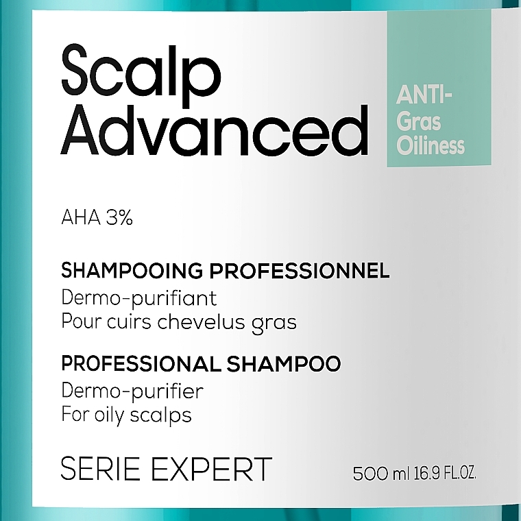 Shampoo für fettiges Haar - L'Oreal Professionnel Scalp Advanced Anti-Oiliness Shampoo — Bild N2