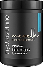 Düfte, Parfümerie und Kosmetik Haarmaske - Mevelle Hydra & Shine Intensive Hair Mask Hyaluronic & Algea