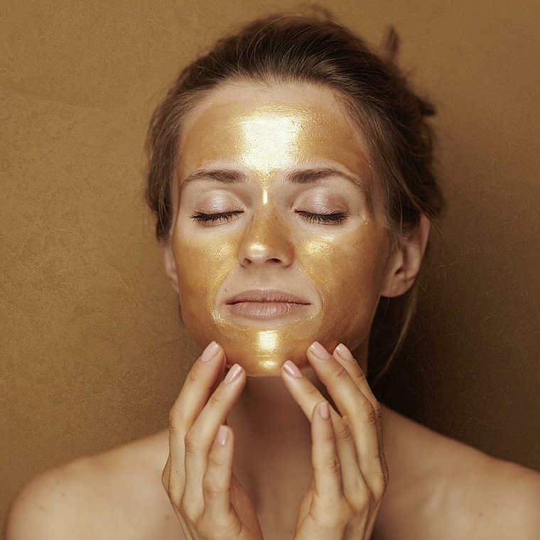 Feuchtigkeitsspendende Gesichtsmaske mit Gold - Avon Planet Spa Radiance Ritual Liquid Gold Face Mask — Bild N4