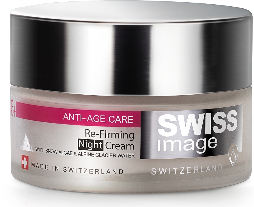 Straffende Nacht-Gesichtscreme - Swiss Image Anti-Age 46+ Re-Firming Night Cream — Bild N1