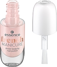 Düfte, Parfümerie und Kosmetik Nagellack - Essence French Manicure Sheer Beauty Nail Polish 
