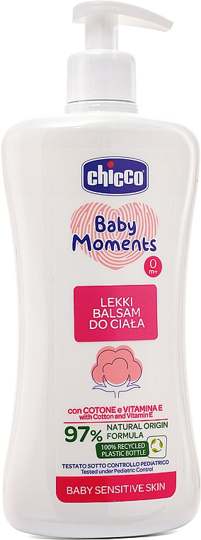 Körperlotion für empfindliche Haut - Chicco Baby Moments — Bild N2