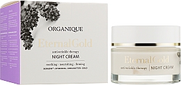 Regenerierende und straffende Nachtcreme mit Sheabutter und Goldextrakt - Organique Eternal Gold Golden Lifting Night Cream — Bild N2