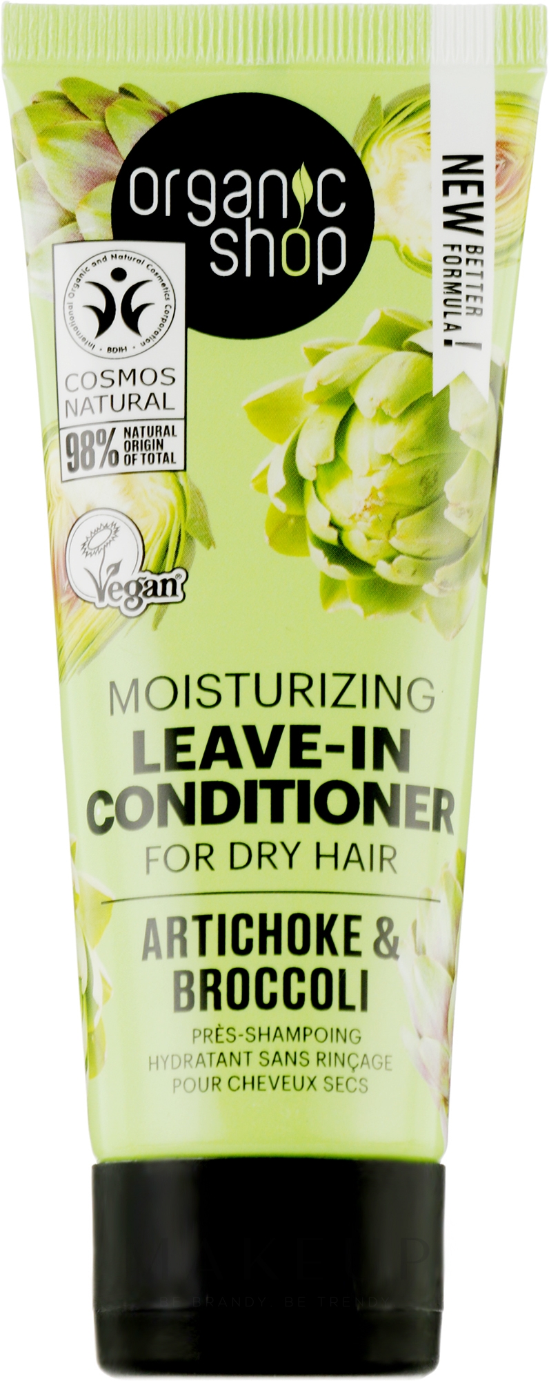 Leave-in-Conditioner für das Haar mit Artischocke und Brokkoli - Organic Shop Leave-In Conditioner — Bild 75 ml