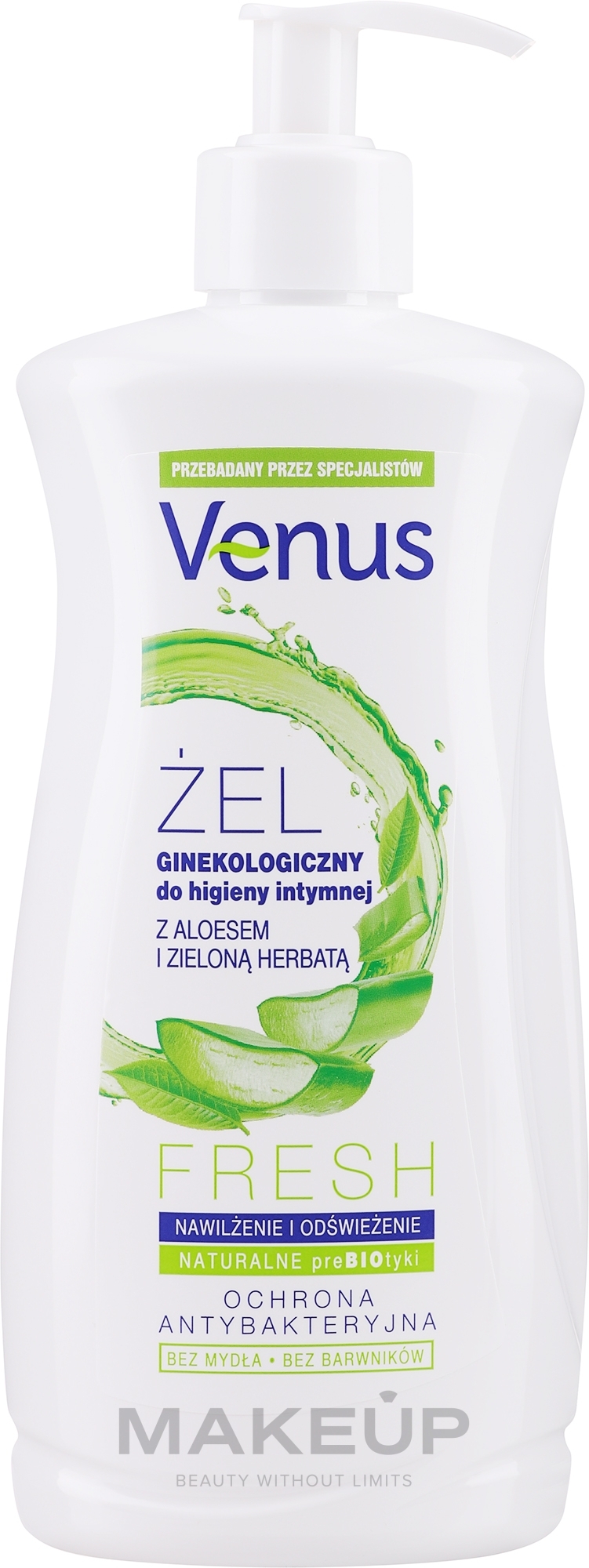 Gel für die Intimhygiene mit Aloe­ex­trakt mit Pumpenspender - Venus Aloe Gel — Bild 500 ml