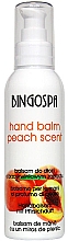 Düfte, Parfümerie und Kosmetik Handbalsam mit Pfirsich - BingoSpa Balsam Peach In Your Hand