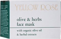 Gesichtsmaske mit Olivenöl und Kräuterextrakt - Yellow Rose Face Mask — Bild N2