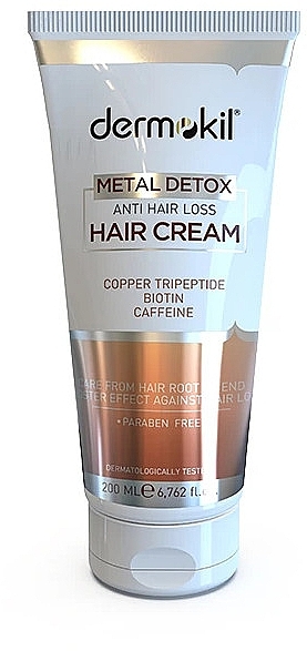 Creme-Conditioner gegen Haarausfall - Dermokil Metal Detox Anti Hair Loss Hair Cream  — Bild N1