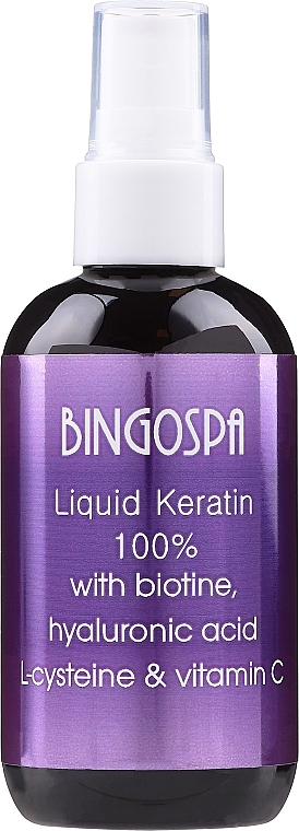 Flüssiges Keratin 100% mit Biotin - Bingospa Liquid 100% Keratin with Biotine — Bild N1