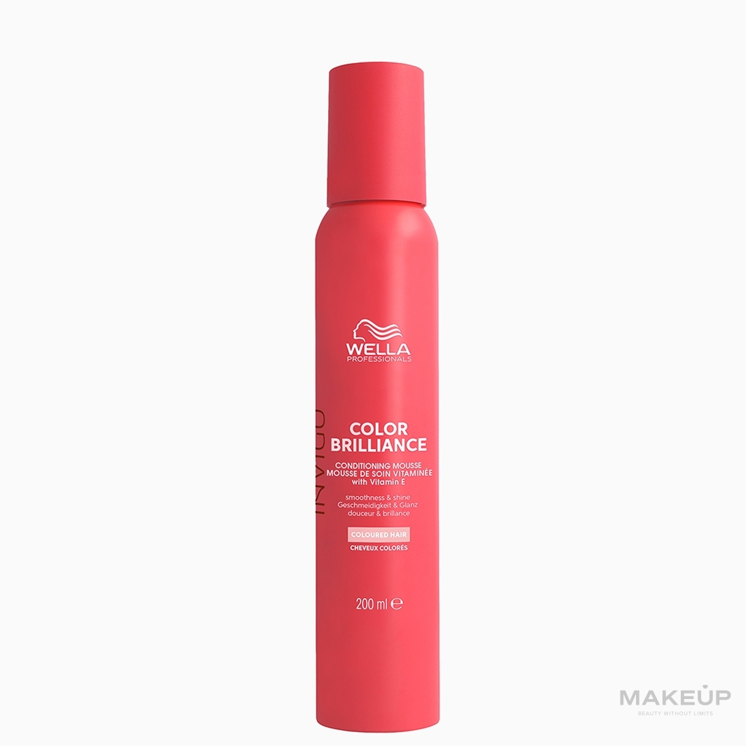 Haarmousse - Wella Professionals Invigo Color Brilliance Conditioning Mousse — Bild 200 ml