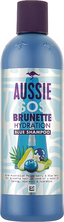 Shampoo für dunkles Haar - Aussie SOS 3 Minute Miracle Shampoo Brunette — Bild N1