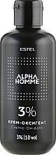 Düfte, Parfümerie und Kosmetik Professionelle Oxidationscreme 3% - Estel Professional Alpha Homme Creme Oxidant 3%