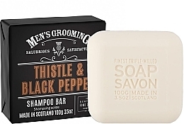 Scottish Fine Soaps MG Thistle & Black Pepper Shampoo Bar Wrapped  - Haarshampoo — Bild N2