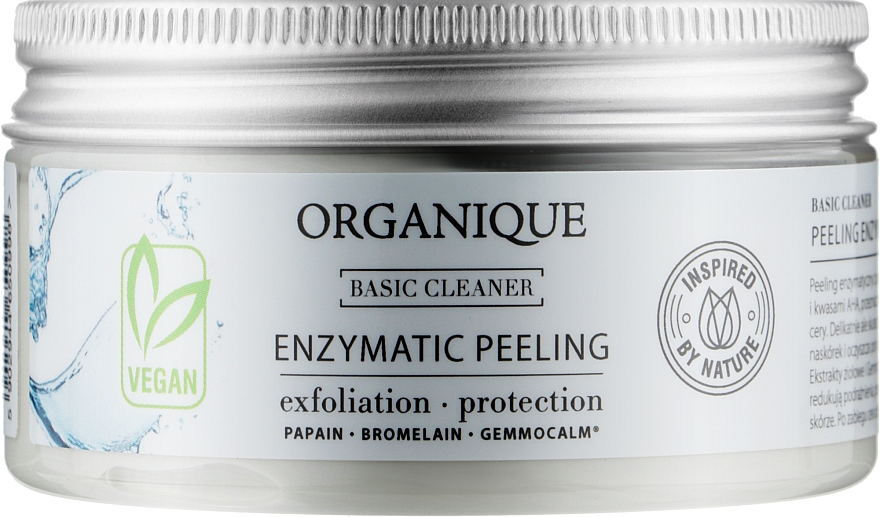 Enzympeeling mit Kräutern für alle Hauttypen - Organique Basic Cleaner Enzymatic Peeling