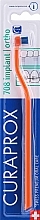 Düfte, Parfümerie und Kosmetik Büschel-Zahnbürste CS 708 Implant für Implantate, festsitzenden Prothesen, Brackets, Lingualspangen orange-blau - Curaprox CS 708 Implant