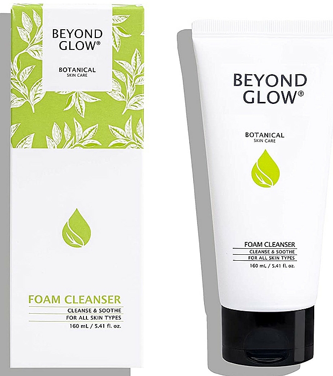 Beruhigender Gesichtswaschschaum mit Jeju-Weizen und Bambusextrakt - Beyond Glow Botanical Skin Care Foam Cleanser
