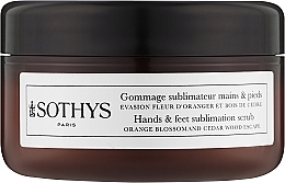 Düfte, Parfümerie und Kosmetik Peeling für Hände und Füße mit Orange und Zeder - Sothys Hands & Feet Sublimation Scrub Orange Blossom And Cedar Wood Escape