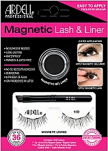 Düfte, Parfümerie und Kosmetik Make-up Set (Eyeliner 2g + Magnetische Wimpern 2St.) - Magnetic Lash & Liner 110 Lash Kit 