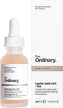 The Ordinary Lactic Acid 10% + HA 2% - Gesichtspeeling-Serum HA 2% mit Milchsäure — Bild N2