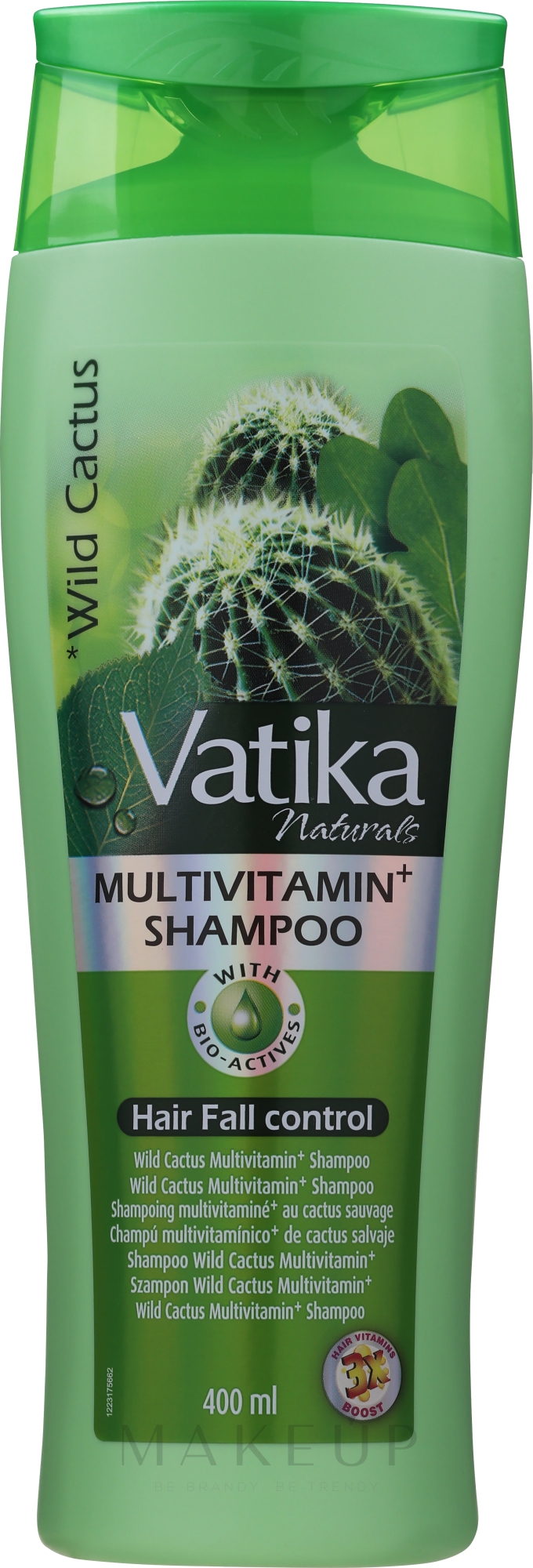 Nährendes Anti-Spliss Shampoo mit Wildkaktus-Extrakt - Dabur Vatika Wild Cactus Shampoo — Foto 400 ml