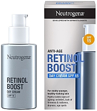 Düfte, Parfümerie und Kosmetik Gesichtscreme für den Tag - Neutrogena Anti-Age Retinol Boost Day Cream SPF 15