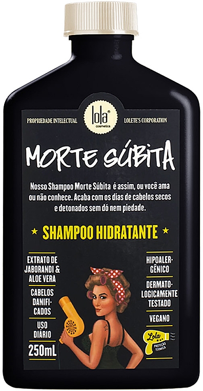 Feuchtigkeitsspendendes Haarshampoo - Lola Cosmetics Morte Subita Moisturizing Shampoo — Bild N1