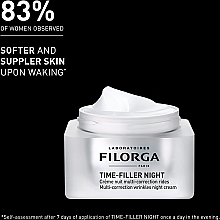 Korrigierende Anti-Falten Nachtcreme für das Gesicht - Filorga Time-filler Night Cream — Bild N5