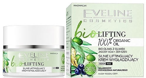 Glättende Creme für das Gesicht - Eveline Cosmetics Bio Lifting — Bild N1