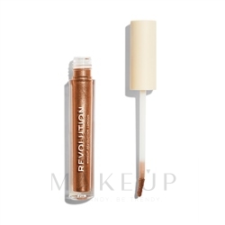 Flüssiger Lippenstift - Makeup Revolution Nudes Collection Metallic Liquid Lipstick — Bild Corset