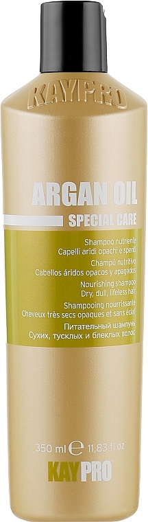 Pflegendes Shampoo mit Arganöl für trockenes und stumpfes Haar - KayPro Special Care Nourishing Shampoo
