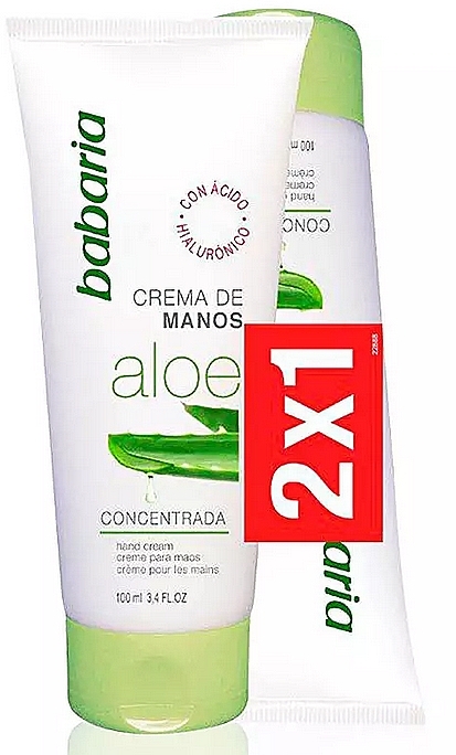 Set - Babaria Aloe Vera Hand Cream Set (h/cr/2x100ml) — Bild N1