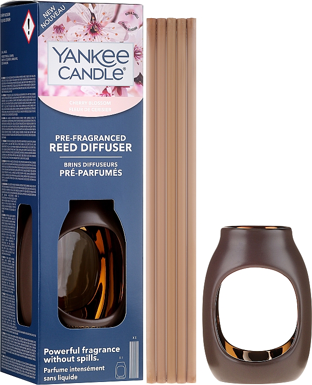 Raumerfrischer Kirschblüte - Yankee Candle Cherry Blossom Pre-Fragranced Reed Diffuser — Bild N1