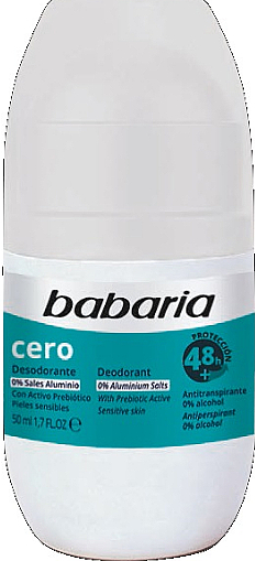 Deo Roll-on Cero - Babaria Desodorante Roll-On — Bild N1