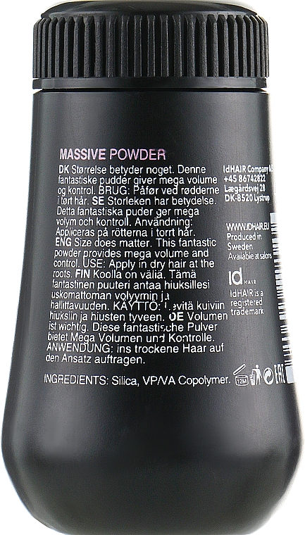 Haarpuder für mehr Volumen - idHair ME Massive Powder — Bild N2