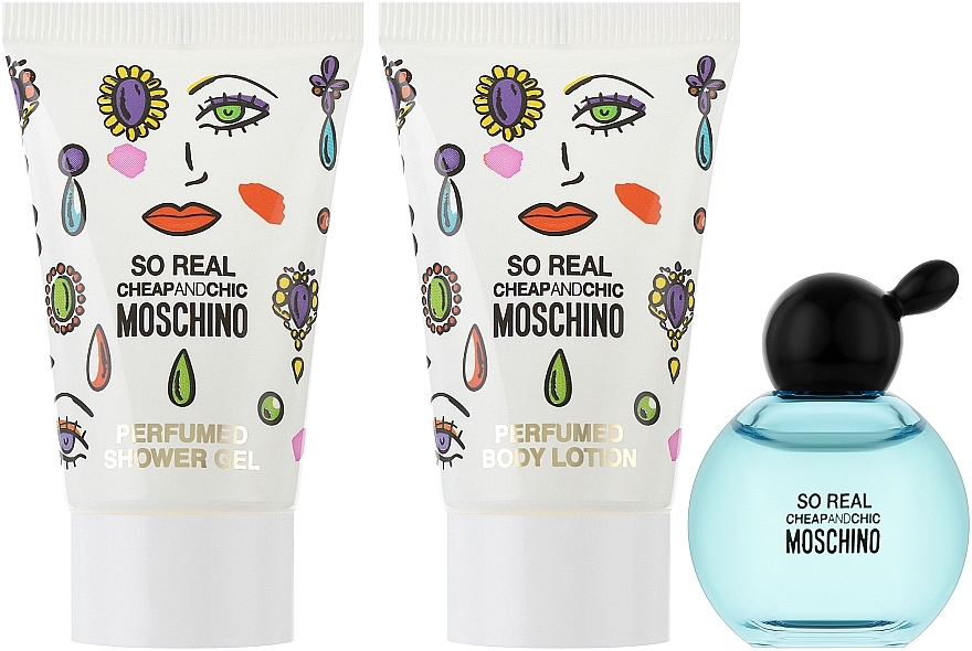 Moschino So Real Cheap And Chic - Duftset (Eau de Toilette 4.9ml + Körperlotion 25ml + Duschgel 25ml) — Bild N1