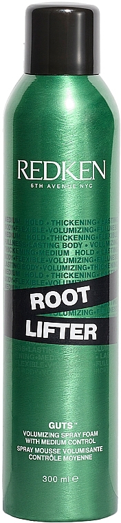 Schaumfestiger für Fülle und Volumen mit Anti-Frizz-Effekt - Redken Guts 10 Volume Boosting Spray Foam for Unisex — Bild N1