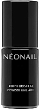 Düfte, Parfümerie und Kosmetik Hybrid-Nagellack - NeoNail Top Frosted Powder Nail Art