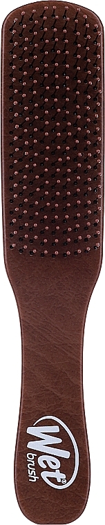 Haarbürste für Männer - Wet Brush Mens Detangler Brown Leather — Bild N1
