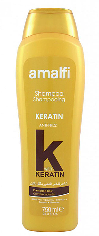 Shampoo für geschädigtes Haar mit Keratin - Amalfi Keratin for Damaged Hair Shampoo — Bild N1