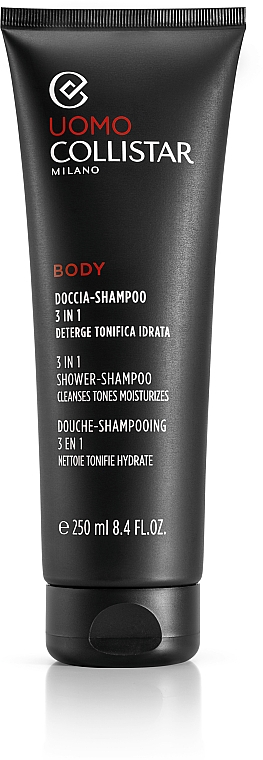 3 in 1 Duschgel und Shampoo für Männer - Collistar Linea Uomo Doccia-shampoo 3 in 1 — Bild N1