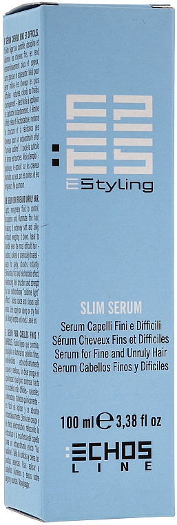 Serum für dünnes Haar - Echosline Styling Slim Serum