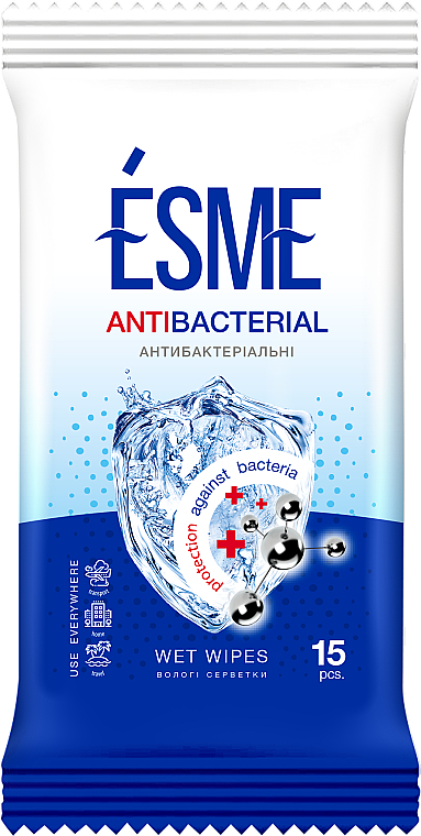 Antibakterielle Feuchttücher - Esme Antibacterial Wet Wipes — Bild N1