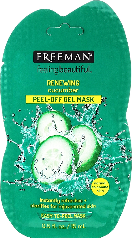 Gesichtsreinigungsmaske - Freeman Feeling Beautiful Facial Peel-Off Mask Cucumber (Mini) — Bild N1