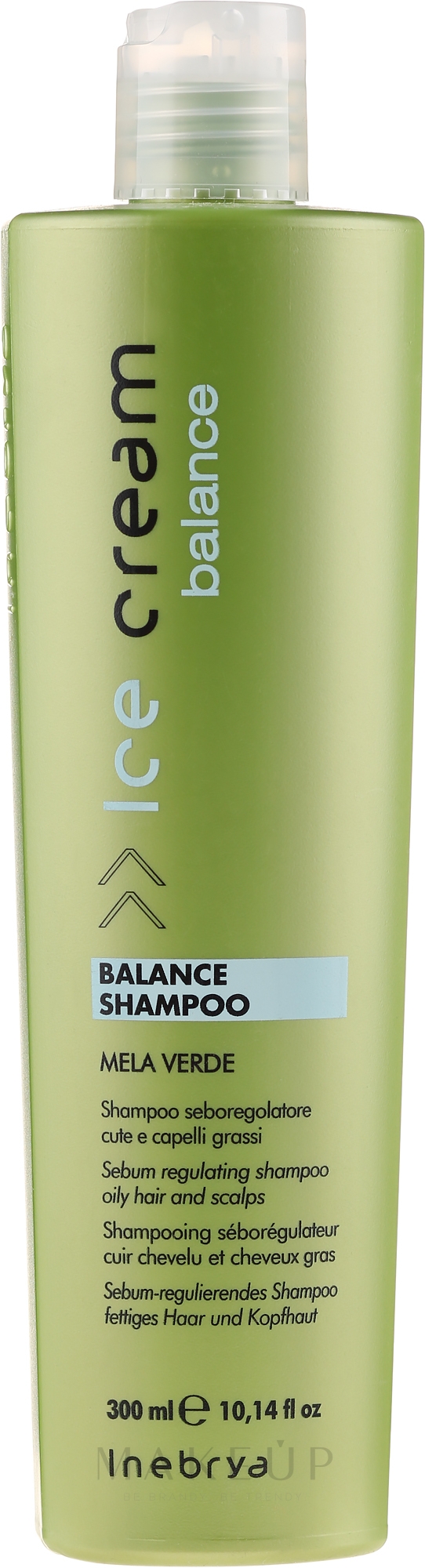 Regulierendes Shampoo gegen fettige Haare und Kopfhaut - Inebrya Ice Cream Balance Shampoo — Bild 300 ml