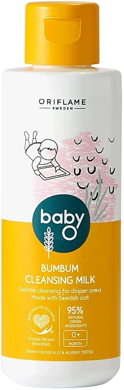 Sanfte Reinigungsmilch für den Windelbereich - Oriflame Baby O Bumbum Cleansing Milk — Bild N1