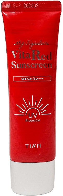 Sonnenschutzcreme für strahlende Haut - Tiam My Signature Vita Red Sunscreen SPF50+/PA+++ — Bild N1