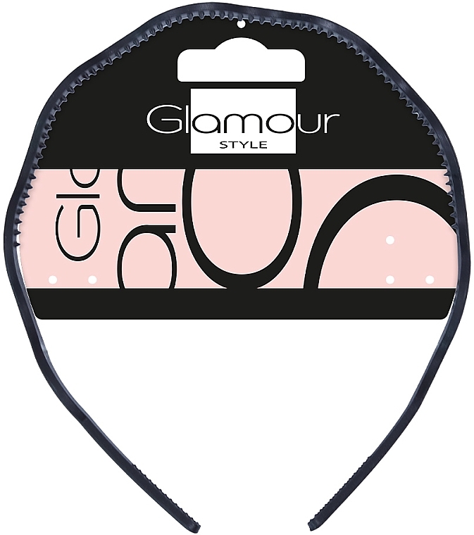 Kunststoff-Haarreif in Wellenform schwarz 417190 - Glamour — Bild N1