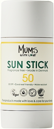 Sonnenschutz-Stick für das Gesicht SPF50 - Mums With Love Sun Stick SPF50 — Bild N1