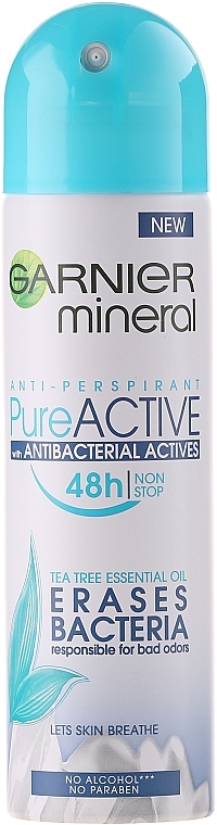 Deospray Antitranspirant - Garnier Mineral Deodorant — Bild N1