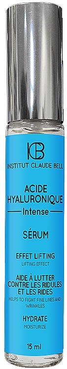 Feuchtigkeitsspendendes, glättendes und Anti-Falten Gesichtsserum mit Hyaluronsäure - Institut Claude Bell Acid Hyaluronic Intense Serum — Bild N1